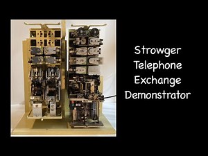 My vintage Strowger Telephone Exchange Demonstrator
