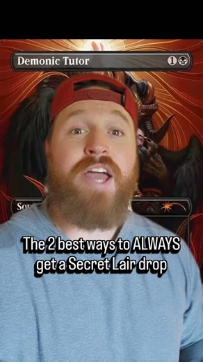 Here's how to always get the secret lair drop that you want. I've done both methods multiple times and I've NEVER missed a drop, so hopefully this works for you. | Robert Red Beard MTG