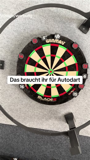Wenn ihr auch endlich wie die Profis Dart spielen wollt. Dann braucht ihr auf jeden Fall das Auto Dart Es ist im Gegensatz zu Scolia komplett kostenlos. Wenn ihr auch ein Set wollt, schaut einfach in meine Bio . Da bekommt ihr alle 3-D gedruckten Teile. Und links zu den Kameras und LED Streifen. ##autodart##dart##3ddruck