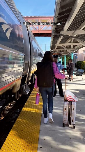 For $25 per person we took the Amtrak train from West Palm to Orlando, Florida. We still had to get to and from the stations and thankfully have friends and family that gave us a lift. It’s funny how many trains we’ve taken abroad now, yet this is our first time on a train in our own country. If we really wanted to, this thing goes all the way to New York City! | Quench Your Adventure