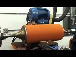 REDCO - Grinding A Rubber Covered Roller