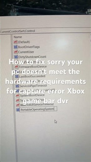 How to fix sorry your pc doesn't meet the hardware requirements for capture error Xbox game bar dvr