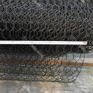[Hot Item] 1-1/2inch Black PVC Coated Hexagonal Wire Mesh