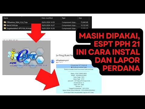 CARA LAPOR SPT MASA PPH 21 DENGAN ESPT - BAGIAN 1 - DAPATKAN INSTALLER DAN INSTALL
