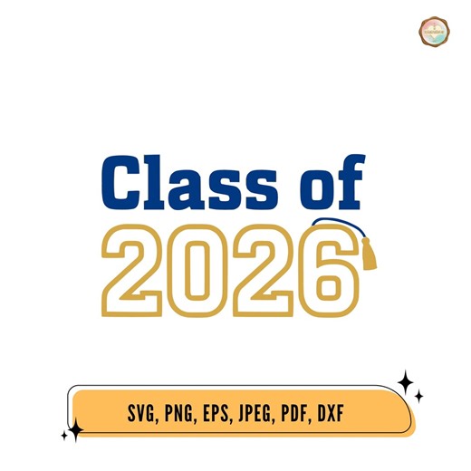 Class of 2026 SVG, Graduation Cricut Cut File, Senior Grad Shirt Design - Etsy