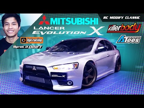 RC Modify S1 18 | Killerbody Mitsubishi EVO X - RC Car