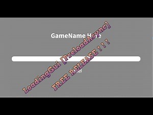 Roblox Studio Showcase [LoadingGui] - PreloadAsync