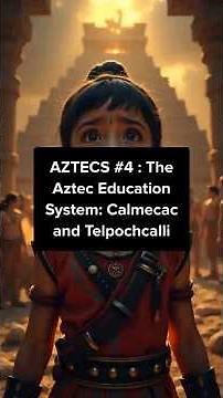 AZTECS #4 : The Aztec Education System: Calmecac and Telpochcalli #youtubeshorts #historicalmyths