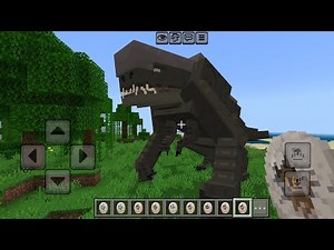 D-Rex Jurassic World Rebirth MOD in Minecraft PE