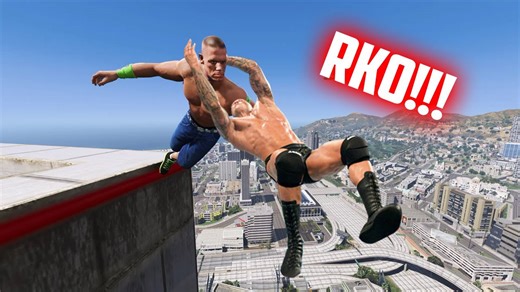 GTA 5 WWE Extreme Moments RKO, Spear & More WWE Mods Compilation #16 & #18