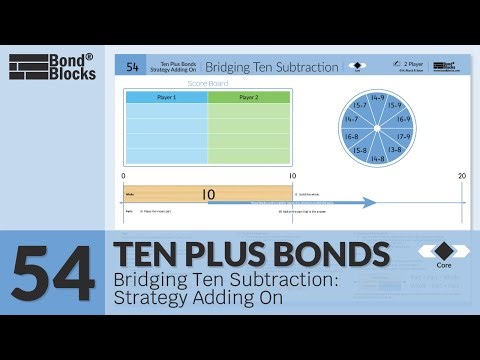 54) Bridging Ten Subtraction - Strategy Adding On