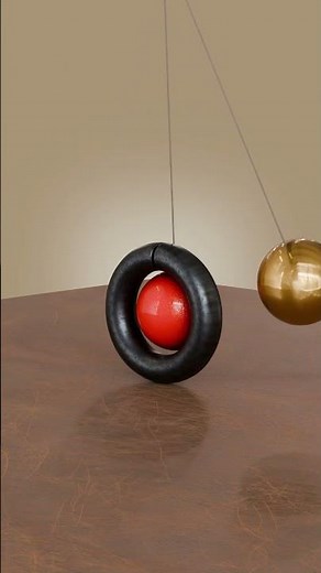 Hypnotic Synchronized Pendulum Loop | Blender 3D Animation (Satisfying ASMR Motion Graphics)