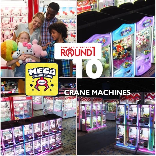 Round1 in Houston is officially open. Arcade games, crane prizes, bowling, and more await! | Round1
