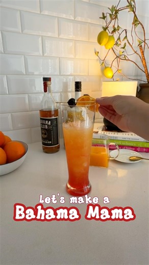Bahama Mama | Refreshing Cocktail🥥🍍🍊