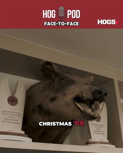 Hogs+ on Instagram: "“This is where they belong” 🏆 🎙️ Sit down with @razorbacktfxc legendary Coach Buck in this week’s episode of The Hog Pod"