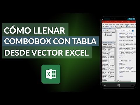 Cómo Llenar o Cargar ComboBox con Tabla Desde Vector en Excel sin Repetir Datos