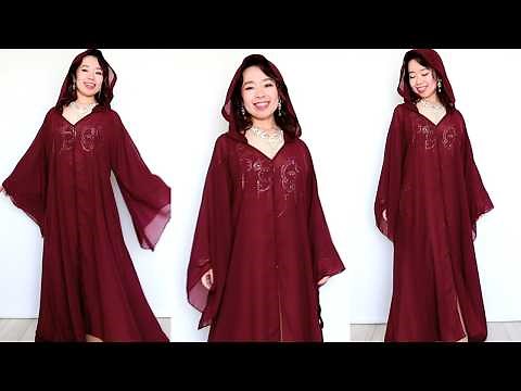 How to Make an EASY Hooded Kaftan Dress