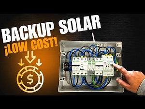 Solar backup without batteries | how a panel with ATS and hybrid inverter works