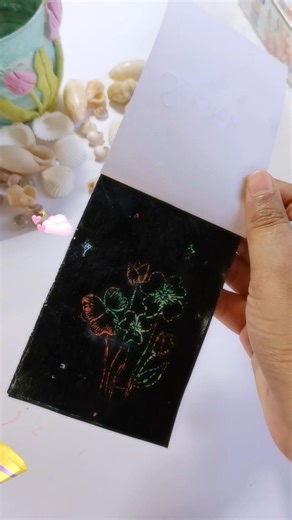 How to make easy scratch book | #craftshort