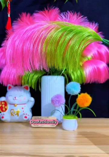 DIY Satin Ribbon Reed Flowers for Home Decor