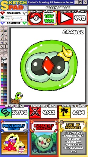 Drawing Solosis 🫧 | Drawing All Pokemon Series (DAY 98)