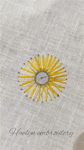 Delicate Flower Embroidery Design | Easy & Elegant Hand Embroidery for Beginners #embroidery #diy