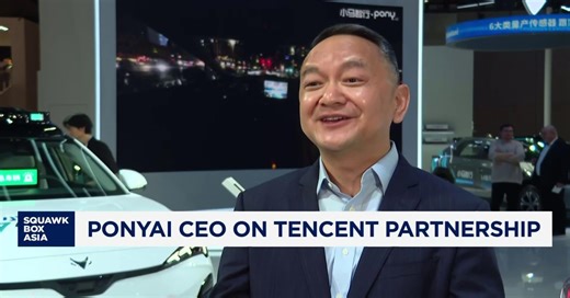 Ordering a robotaxi ride on WeChat may soon be possible, says Pony.ai CEO
