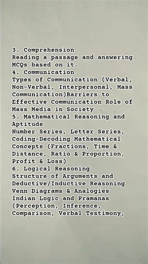 #UGC NET 2025 Syllabus for Paper 1#ugcnetexam #ugc #govtexam