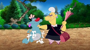 😱 Fighting with a grandma 😱 | Oggy and the cockroaches