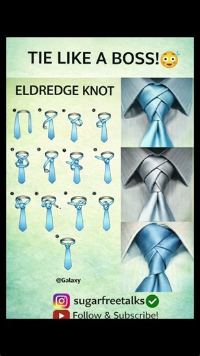 “TIE LIKE A BOSS” 😎 | Eldredge Knot Tutorial