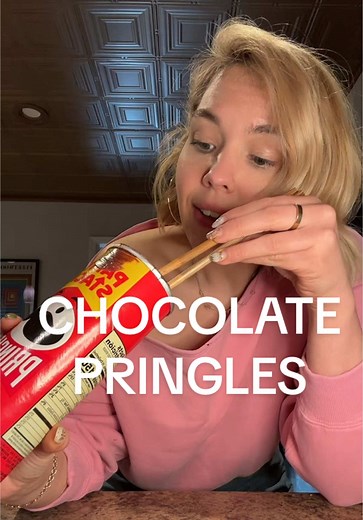 Chocolate Pringles Taste Test