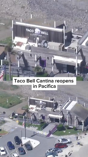 The Taco Bell Cantina in Pacifica, CA—often dubbed “the world’s most beautiful Taco Bell”—reopened its doors Friday after undergoing a remodel. Just steps from Linda Mar Beach, the cantina offers a place for surfers to grab a meal after a day in the water. In addition to the regular Taco Bell menu, the cantina also serves alcoholic beverages, including Twisted Freeze boozy slushes. The updated space features new interior and bar seating, along with additional heaters and a revamped bar area. To 