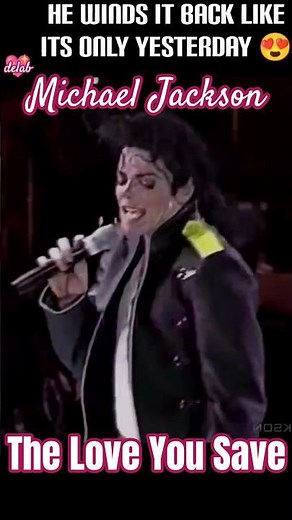 Michael Jackson 'The love you save' Live (delab edit) Chorus.