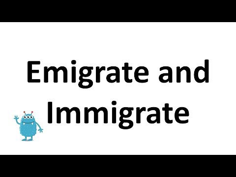Emigrate or Immigrate