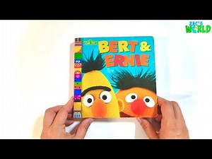 Bert & Ernie Sesame Street Board Book | Read out loud | Learn to read | Books for preschool English
