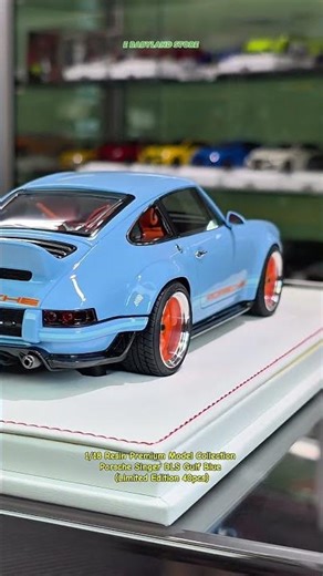 360 Review 1/18 Porsche Singer DLS Gulf Blue (Limited Edition 40pcs) #DLS #resin #hobbydiecast
