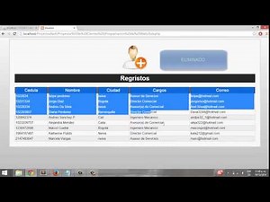 Listar los registros de una tabla de base de datos - PHP Mysql