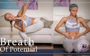 【Boho Beautiful Yoga】25分钟加快新陈代谢 促进消化 排毒养颜瑜伽练习｜全身串联练习 动态力量 强化呼吸练习_哔哩哔哩_bilibili