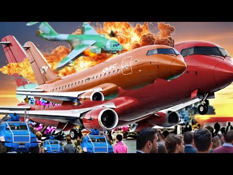 Airplane Loses Front Section And Makes Emergency Landing At The Airfield | GTA 5