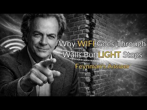 Why WIFI Goes Through Walls But Light Stops — Feynman's Answer