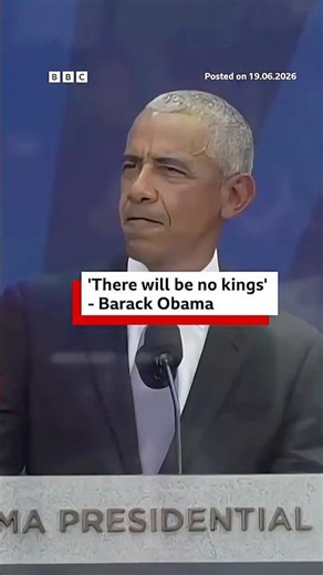 'There will be no kings' - Obama speaks at presidential centre opening #BBCNews