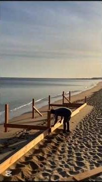 He Built a Wooden House on the Beach 🌊🏠 | Ocean Survival Build