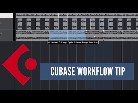 Cubase Quick Tip | Use Range Selection Tool to Set Left and Right Locator