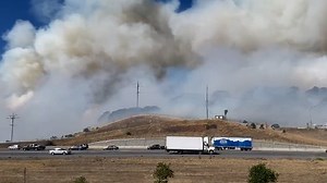 Aftermath shows scene after Amtrak train collides with dump truck, killing three