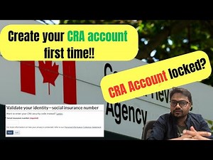 How to access your CRA account| How to Create a CRA account | Step by Step | Unlock your CRA account