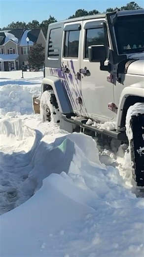 I Made This Snow Plow For My Jeep for FREE and it worked! #jeepthing