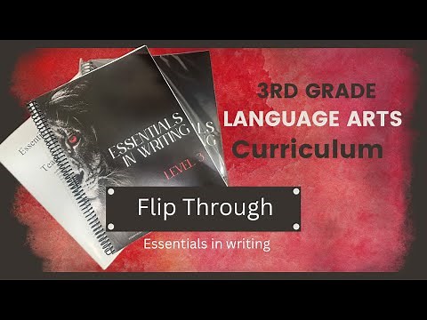 Quick Flip through of Essentials in Writing curriculum
