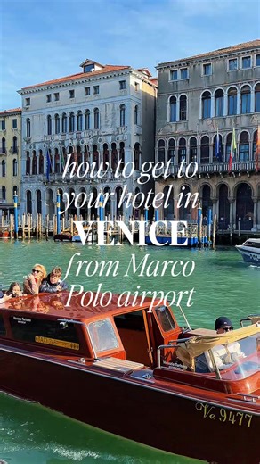 Getting from Marco Polo Airport to Your Hotel in Venice