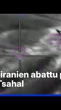 Guerre au Moyen-Orient: Les images d'un avion iranien abattu par un F-35 de Tsahal