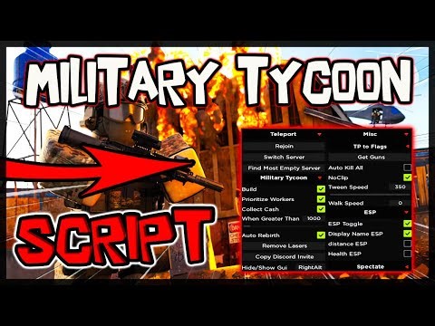 VERY OP | Military Tycoon Script |2024| Working Scripts